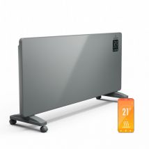 Klarstein - Bansin Smart 2500 radiateur électrique - 2500 w, contrôle intelligent, mural & sur pied, chauffage rapide, économe, verrouillage