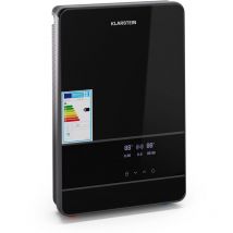 Klarstein - Blaze Flow Chauffe Eau Instantané Électrique – 24kW, 380V, Acier Inoxydable, Mural Compact, Température Réglable 35-55°C, Écran led