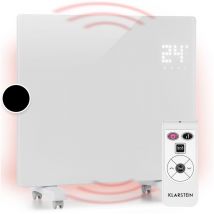 Klarstein - Radiateur Electrique Mobile, Chauffage Electrique Mural 1000W à Faible Consommation d'Energie pour Maison, Salle de Bain, Convecteur,