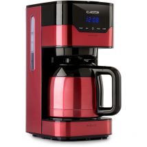 Klarstein Cafetiere Espresso, Café Chaud et Glacé, Cafetières 1.2L, Machines à Café, Machines à Expresso, Petite Cafetière Electrique Acier