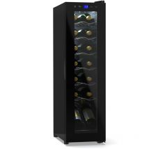 Klarstein - Cave a Vin Caves à Vin de Conservation de 41L Porte en Verre Cave a Vins à Zone Unique Bar Int/Ext Frigo Vin Armoire a Vin Cave a Vin de