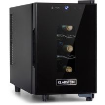 Klarstein - Cave a Vin, Réfrigérateur à Vin sur Pieds avec Porte en Verre, Cave à Vin de Vieillissement, Prosecco, Bière, Ecran Tactile,