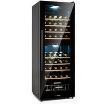 Klarstein - Cave a Vin, Réfrigérateur à Vin sur Pieds avec Porte en Verre, Cave à Vin de Vieillissement, Prosecco, Bière, Ecran Tactile,