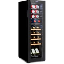 Klarstein - caves à vin, 27 bouteilles, pose libre, 2 zones de refroidissement, compresseur économe en énergie -range-bouteille ideal pour le vin et