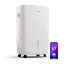 Klarstein - Luftentfeuchter Elektrisch bis 65m2, Smart Luftentfeuchter für Wohnung, Bad & Keller, Luft-Entfeuchter Leise, Elektrischer Dehumidifier