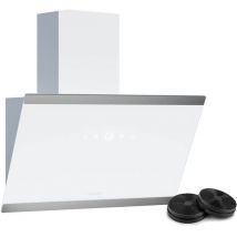 Klarstein - FlashLine Cooker Hood - 60cm Angled Extractor Hood, Touch Screen, 524 m³/h Air Flow, a++ Energy Efficiency, led Lighting, Quiet 34.5 dB,
