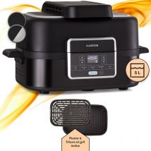 Klarstein - Friteuse Sans Huile avec Fonction Vapeur, Friteuse Air Chaud Air Fryer xl 1500W, Mini Friteuse Electrique Sans Huile, Airfryer 5L,
