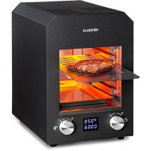 Klarstein - Hannibal Barbecue intérieur haute température 2200W 850°C inox noir