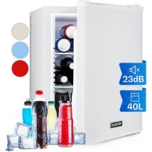 Klarstein Mini Frigo de Chambre de 40L pour Snacks et Boissons, Petit Frigo Top Silencieux, Mini Bar, Petit Réfrigérateur Camping, Mini Frigo
