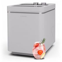 Klarstein - IceCraft Machine à glaçons - 12 kg/24 h, glaçons en 6 min, 2 tailles, machine à glaçons maison, petite machine à glaçons, design moderne,