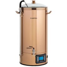 Klarstein - Kit Biere a Faire Soi Meme, Kit de Brassage Bière Complet avec Cuve de Brassage de 3000W, 50L, Acier Inoxydable, Mode Automatique, Kit