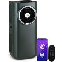 Klarstein - Climatiseur mobile, climatiseur 5 en 1, ventilateur, déshumidificateur, purificateur d'air & mode nuit, contrôle par application,
