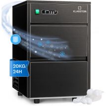 Klarstein - Eiswürfelmaschine Für Bars Camping Gastro, Schnelle Eiswürfelmaschine Mit Led Display & R600a Kühlmittel, 145w Profi Eiswürfelbereiter Mit