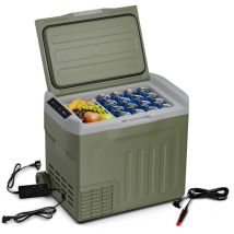 Klarstein Klarstein PolarForce 40-Liter- Kühlbox – Elektrische Kompressor-Kühlbox mit LCD-Bedienfeld, -20°C bis 20°C, Dual Power (12V/230V),
