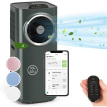 Climatiseur mobile KLARSTEIN Silencieux 10K BTU Anthracite A
