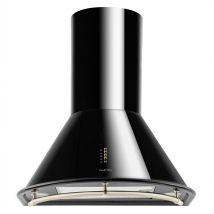 Lumio Neo hotte aspirante rétro en inox 60 cm 610 m³/h classe a - noir