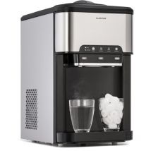 Klarstein - Machine a Glacons pour la Maison, Capacité de 3L, Fabrique Rapidement Jusqu'à 20kg de Glacons, Machine a Glaces Petits et Grands Glaçons