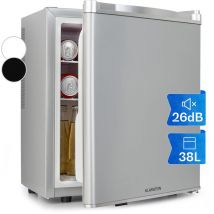 Klarstein - Mini Frigo de Chambre de 38L pour Boissons et Bieres, Petit Frigo Silencieux, Mini Bar Intérieur/Ext, Petit Refrigerateur Camping,