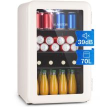 Klarstein - Mini Frigo de Chambre de 70L pour Boissons et Bieres, Petit Frigo Silencieux, Mini Bar Intérieur/Ext, Petit Refrigérateur Camping,