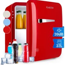 Klarstein - Mini Frigo et Congelateur de Chambre de 32L, Snacks, Boissons, Petit Frigo Top Silencieux, Mini Bar, Petit Réfrigérateur Camping, Mini