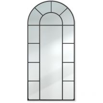 Casa Chic - Klarstein Miroir mural élégant miroir sur toute la longueur 120 x 57 cm miroir sur pied grand & long grand miroir sur pied en aluminium