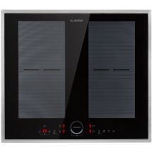 Klarstein - Plaque Induction 7000W, Plaque de Cuisson Electrique à Induction, Plaque Induction Encastrées 4 Feux, Tables de Cuisson Encastrable,