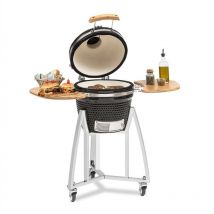 Queensize Barbecue Kamado grille cuisson inox - noir