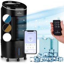 Rafraichisseur d'Air 4 en 1, Climatiseur Portable Smart app Mobile, Humidificateur, Ventilateur, Climatiseur Mobile Sans Évacuation 65W, Pack