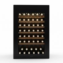 Klarstein - Rhone 59 Uno Cave à Vin - 59 Bouteilles, 1 Zone, 5-20°C, Éclairage led, Porte Push-to-Open uv, Faible intensité sonore 38 dB, Frigo à Vin