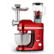 Klarstein - Robot Patissier Multifonctions, Batteur sur Socle, Bol 5L, Robot Cuisine 2000W, Blender 1.5L, Robot Multifonction Petrin Boulangerie,