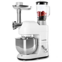 Klarstein - Robot Patissier Multifonctions, Batteur sur Socle, Bol 5L, Robot Cuisine 2000W, Blender 1.5L, Robot Multifonction Petrin Boulangerie,