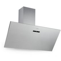 Klarstein - Hotte Aspirante 90cm, Hottes de Cuisine Inclinées, Filtre de Hotte en Aluminium, Débit d'Air Puissant 68m³/h, led, Ecran Tactile,