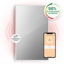 Klarstein - Smart Chauffage Infrarouge, 1000W Radiateur Electrique, Contrôle via app Mobile WiFi, Détection de Fenêtre Ouverte, IP24, Chauffage Mural