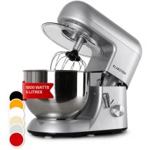 Klarstein - Stand Mixer, 5L Food Mixer for Baking with Bowl, 2000W Cake Mixer w/ Beater, Dough Hook, Whisk & Mixing Bowl, 6 Speed Planetary Rotation