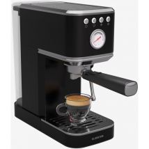 SteelPresso Slim Machine à expresso – 20 bars, 1350 w, buse vapeur, réservoir 1,2 l, acier inoxydable, compacte, facile à utiliser, noire - Klarstein