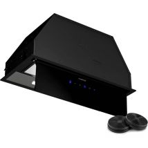 Klarstein - Ventimate Hotte à Tiroir, 60cm Hotte Cuisine Aspirante avec Commande Tactile, 390 m³/h, Efficacité Énergétique a+, Moteur Silencieux,