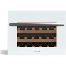 Klarstein - Vinsider 24 Built-In Uno cave à vin encastrable - 24 bouteilles, 1 zone, 5-20°C, éclairage led, vitre anti-UV, silencieuse, étagères en