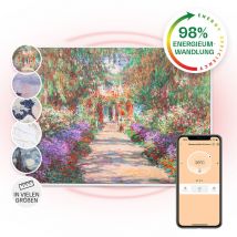 Klarstein - Radiateur Infrarouge Mural Intelligent, Chauffage Infrarouge 500W, Panneau Chauffant Infrarouge, app Mobile, Radiateur Electrique Extra