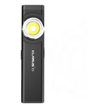 klarus E5 Mini Flat EDC Lampe de poche Rechargeable,470 Lumens Cob Lampe de travail avec base magnétique et clip de boucle. Convient pour