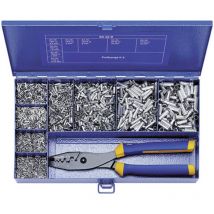 Klauke - SK32B Aderendhülsen-Sortiment 0.75 mm², 1 mm², 1.5 mm², 2.5 mm², 4 mm², 6 mm², 10 mm², 16 mm²