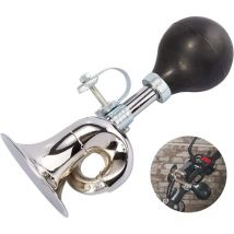 Tigrezy Klaxon Velo, Sonnette Vélo, Sonnette Trompette Vélo, Klaxon Rétro en Métal pour Le vélo, avec Collier de Serrage réglable, Klaxon pour