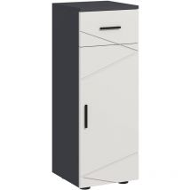Kleankin - Bathroom Storage Cabinet, Slim Bathroom Cabinet with Soft Close Door