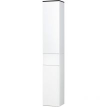Kleankin Armadietto Bagno Con Ripiano Regolabile 2 Ripiani Chiusi 1 Cassetto