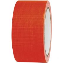 Toolcraft - 80FL5025OC 80FL5025OC Gewebeklebeband 80FL5025OC Neonorange (l x b) 25 m x 50 mm 1 St.