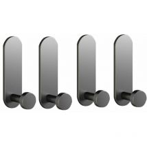 Ormromra - Klebehaken, Klebehaken für Badezimmer, Dusche, Duschwand, Edelstahl, Küche, selbstklebende Klebehaken, wasserabweisend, für Handtuch,