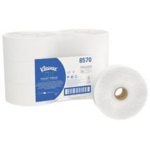 Kleenex - Toilettenpapier Jumbo 8570 2-lagig ws 500Bl. 6 St./Pack.