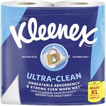 Ultra-Clean - Maxi rotolo da cucina ultra assorbente, 18 x 72 panni - Kleenex