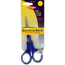 Ciseaux de mercerie en acier inoxydable avec manches souples bleu 140 MM 921-33 - Kleiber
