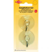 Kleiber - crochets à ventouse lot de 2 CLAIR 523-02
