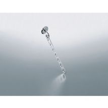 Kleiderbügelhalter Star klappbar, Länge 295 mm, Stahl verchromt poliert